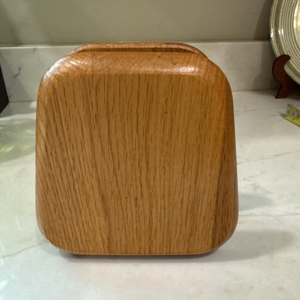 Hand made Solid Oak Wood Napkin Holder